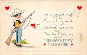 J20/ Valentine's Day Love Holiday Postcard c1910 Art Beautiful 50