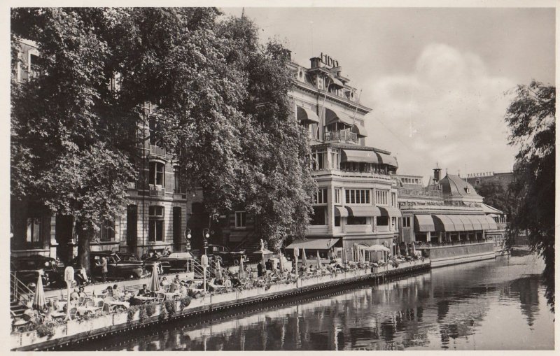 Lido Amsterdam Restaurant Real Photo Postcard