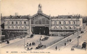 The railway station Amiens Railroad, Misc. Unused 