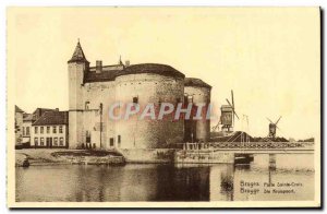 Postcard Old Bruges Porte Saint Cross Windmill