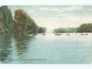 Divided-back LAKE SCENE Buffalo New York NY AE5037