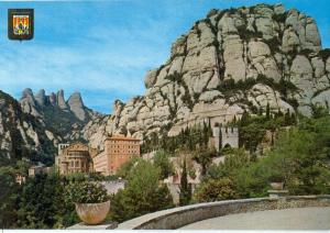 Spain, MONTSERRAT, The Monastery and the Peaks of Santa Magdalena, Postcard
