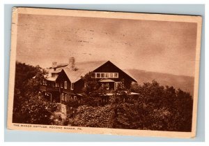 The Manor Cottage, Pocono Manor PA c1915 Postcard I27