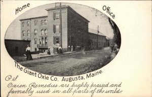 AUGUSTA ME Giant Oxie Co Home and Office c1910 Postcard