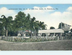 Linen WEDGEWOOD INN RESTAURANT St. Saint Petersburg Florida FL t0537