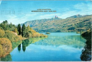 Lake Wakatipu Queenstown New Zealand Postcard Posted 1979