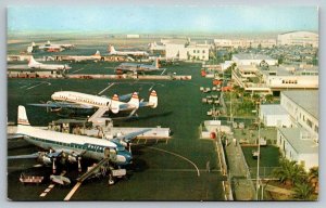 Los Angeles International Airport  California  United Airlines  Postcard