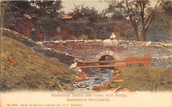 Hasbrouck Studio & Stone Arch Bridge in Stamford, New York