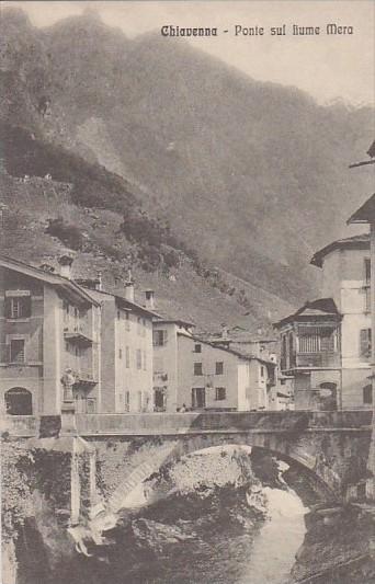 Italy Chiavenna Ponte sul liume Mera