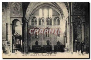 Old Postcard Agen Cathedrale Saint Caprais the Transept