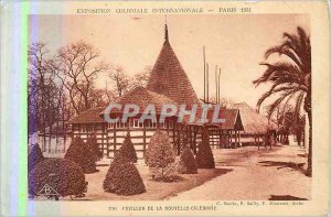 Postcard Old Paris Colonial Exhibition Iternationale New Caledonia Pavilion
