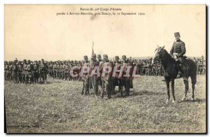Old Postcard Army Review of the 20th Corps & # 39armee has passee Art sur Meu...