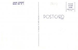 Rhode Island  Watch Hill    Main street 1940's