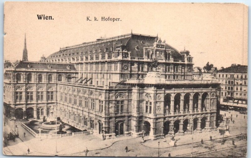 Postcard - Vienna Operahouse - Vienna, Austria