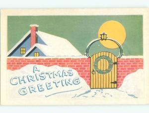 Divided-Back CHRISTMAS SCENE Great Postcard W9024