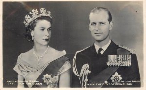 British Royalty Postcard H.M. the Queen Elizabeth and H.R.H. Duke of Edinburgh