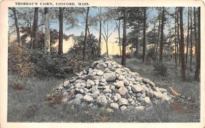 Thoreau's Cairn in Concord, Massachusetts