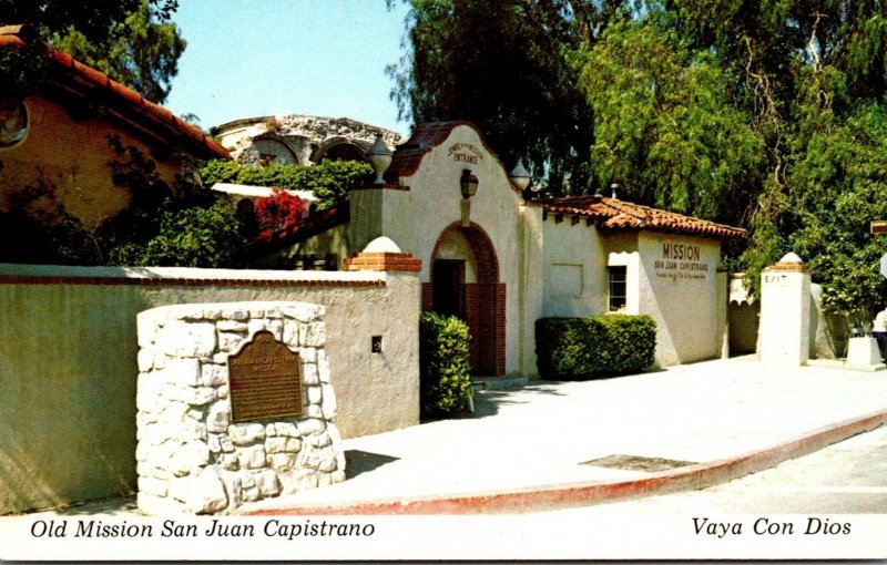 California Mission San Juan Capistrano Entrance