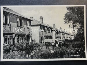 Old PC - Waresley - Waresley Road - showing old car parked on drive under cover