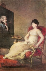 Goya.  La Marquesa de Villafranca Fine art, painting, modern Spanish postcard