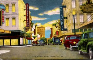 Louisiana Baton Rouge Third Street 1948