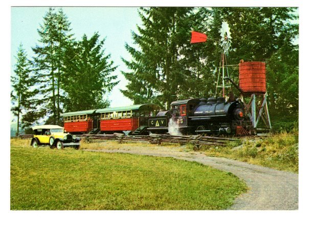 Railway Train, Forest Museum, Duncan, British Columbia
