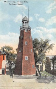 Observatory, Munjoy Hill Lighthouse Portland, Maine USA 1916