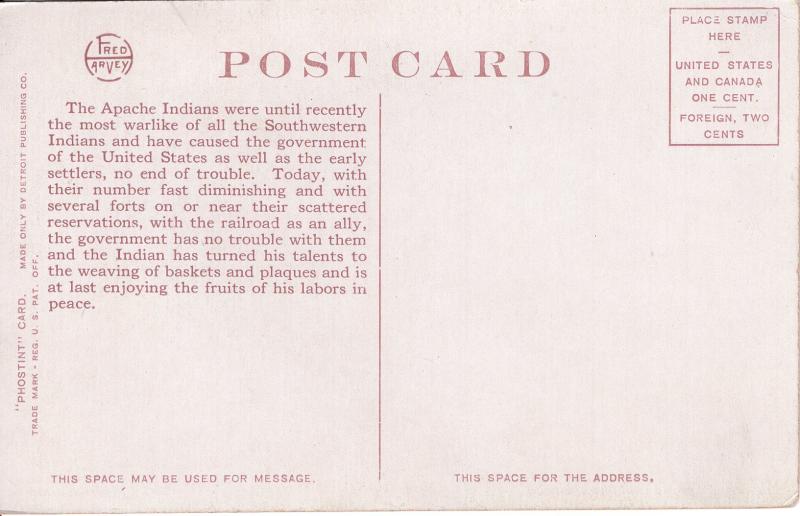 US    PC1270  IN APACHE LAND, NEW MEXICO