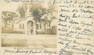 United States Sailors Snug Harbor Real Photo Postcard New York City 1906 