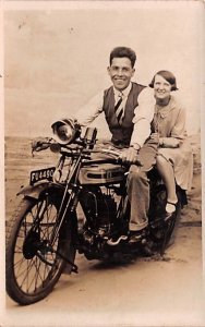 Motorcycle Real Photo Postcards