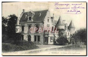 Old Postcard Tremblay Chateau of Coquillonnaie