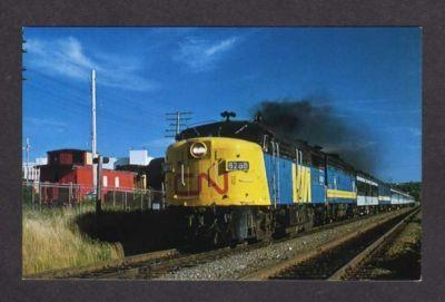 NS Canadian National Railroad Train FAIRVIEW Junction Nova Scotia Carte Postale