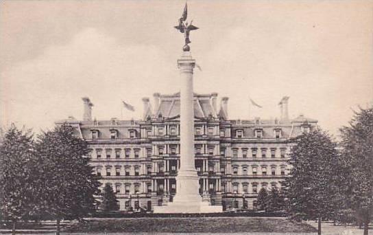 Washington DC First Division Monument And State War And Navy Building