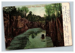 Vintage 1909 Postcard Slate Rock Pool Algiers Brattleboro Vermont