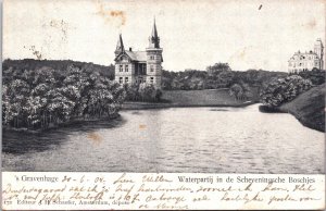 Netherlands The Hague Den Haag Waterpartij Scheveningse Bosjes Postcard 09.21