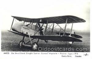 Biplane, Pusher Type, C 1916 Aviation, Airplane Unused light corner wear, Unused