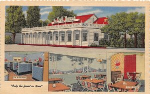 F88/ Salt Lake City Utah Postcard Linen Roadside The Doll House Restaurant