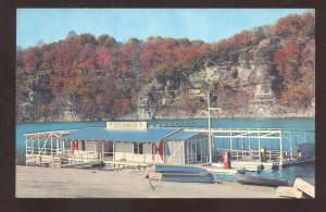 OMAHA ARKANSAS TABLE ROCK LAKE CRICKET CREEK BOAT DOCK VINTAGE POSTCARD