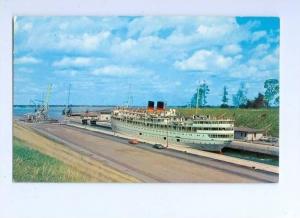 LP69  Canada, Steamer,  Iroquois Lock #7, St. Lawrence 