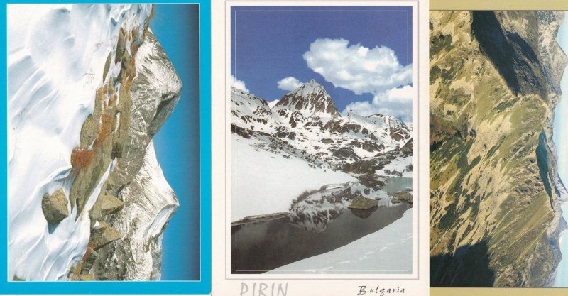 Pirin Mountains Bulgaria 3x Postcard s