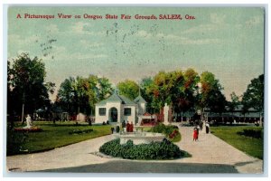 1908 Picturesque View Oregon State Fair Grounds Salem Oregon OR Vintage Postcard