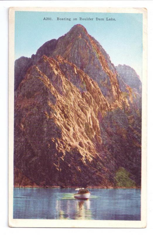 Boating on Boulder Dam Lake Nevada NV