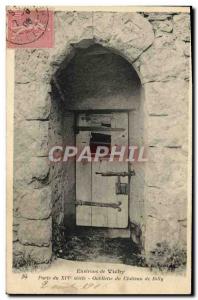 Postcard Old Prison Surroundings of Vichy Gate 14th Obliviate Billy castle