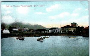 HAINES MISSION, Alaska  AK   GOVERMENT PORT  ca 1910s  Postcard