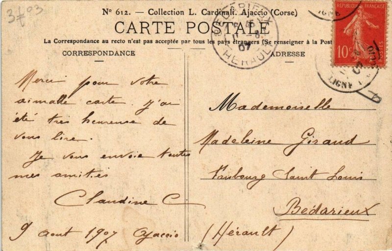 CPA CORSE - AJACCIO - Monte d'Oro (710164)