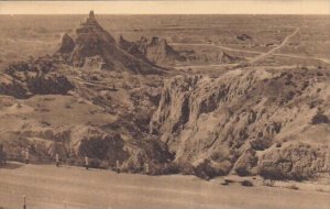 Vampire Peak Cedar Pass The Badlands Nat Monument South Dakota Albertype