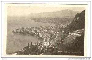 RP, Aerial, Vue Generale, Montreux (Vaud), Switzerland, 1920-1940s