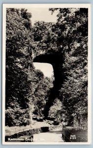 c1940's View Of Natural Bridge Virginia VA Cline RPPC Photo Vintage Postcard