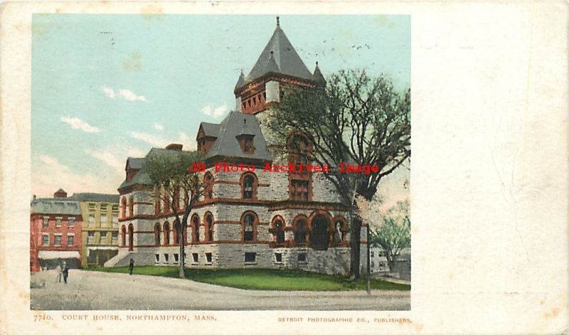 MA, Northampton, Massachusetts, Court House, 1905 PM, Detroit Photo Pub No 7710