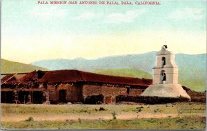 USA Pala Mission San Antonio De Pala California Vintage Postcard C006